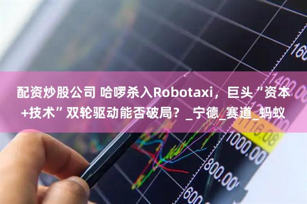 配资炒股公司 哈啰杀入Robotaxi，巨头“资本+技术”双轮驱动能否破局？_宁德_赛道_蚂蚁