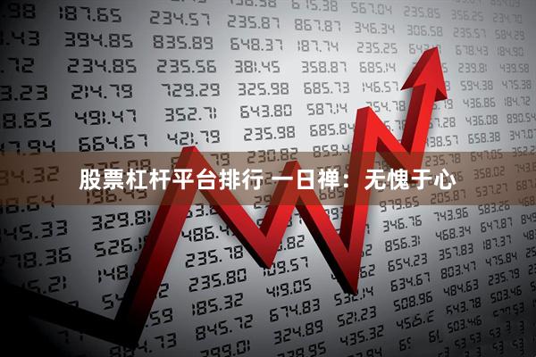 股票杠杆平台排行 一日禅：无愧于心